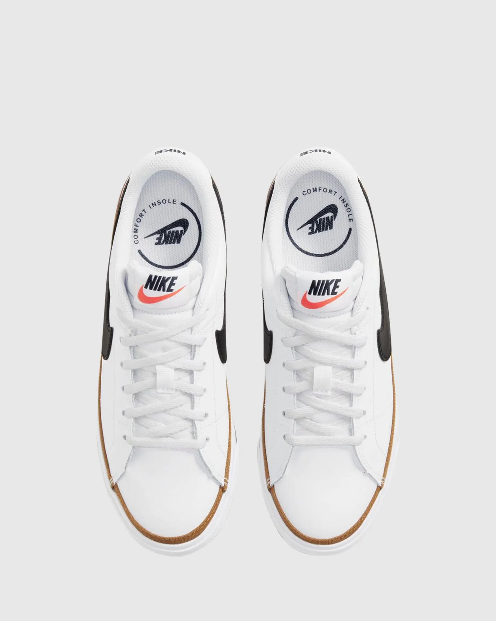 Chaussures Nike Kids Court Legacy Grade School Blanc/Noir/Ocre Désert