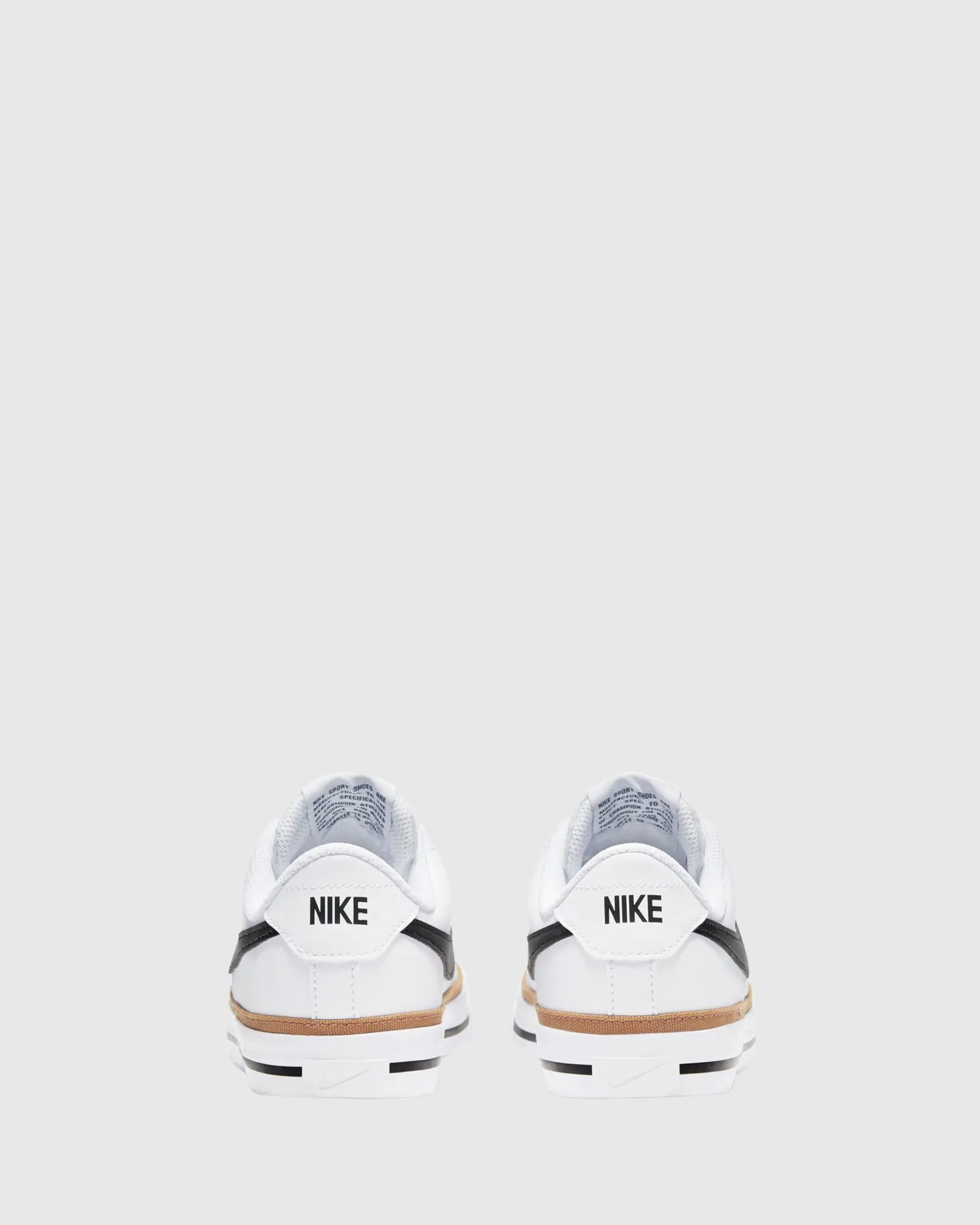 Chaussures Nike Kids Court Legacy Grade School Blanc/Noir/Ocre Désert