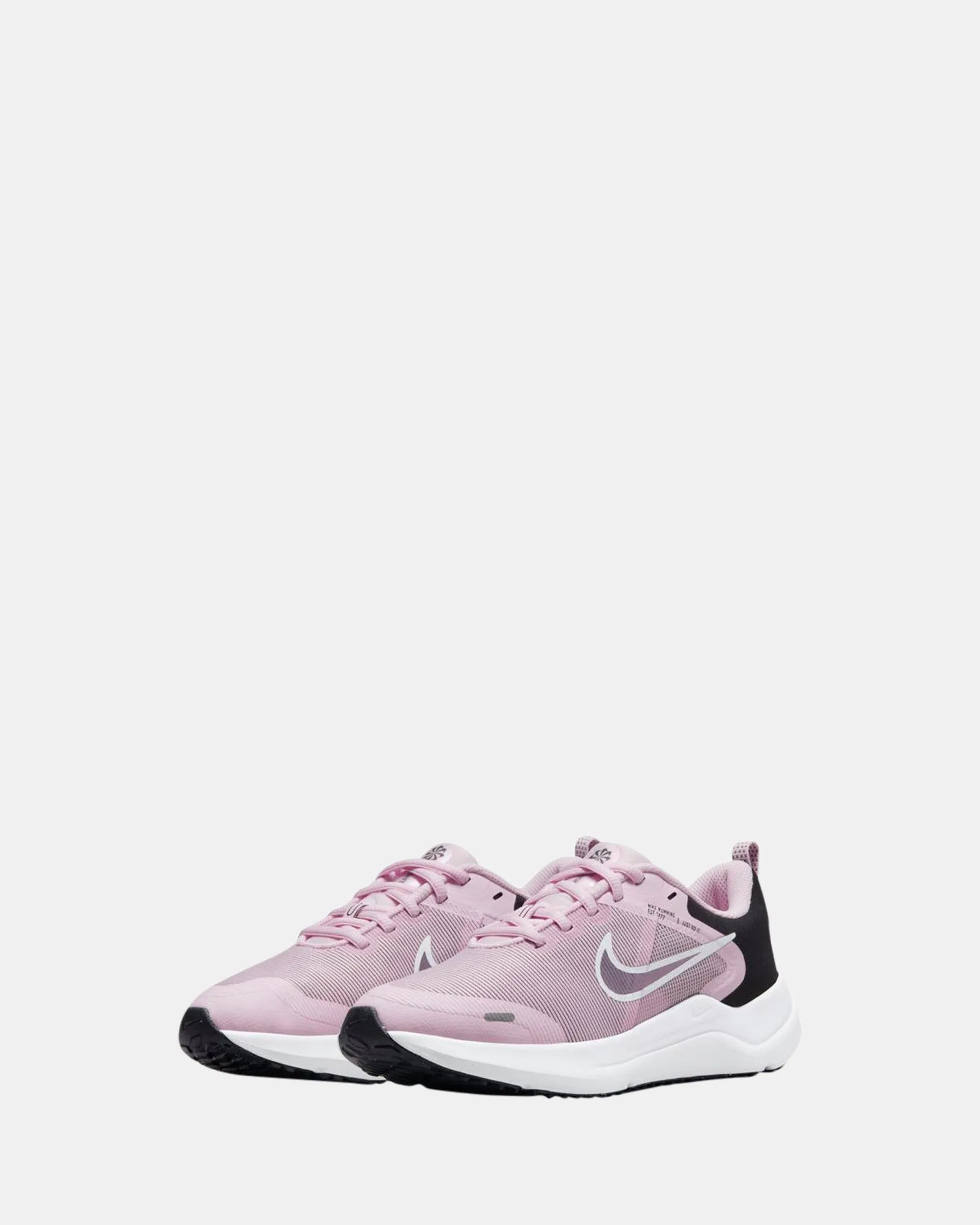 Chaussures Nike Kids Downshifter 12 Grade School Rose Mousse/Étain/Noir/Blanc