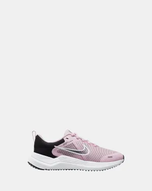 Chaussures Nike Kids Downshifter 12 Grade School Rose Mousse/Étain/Noir/Blanc