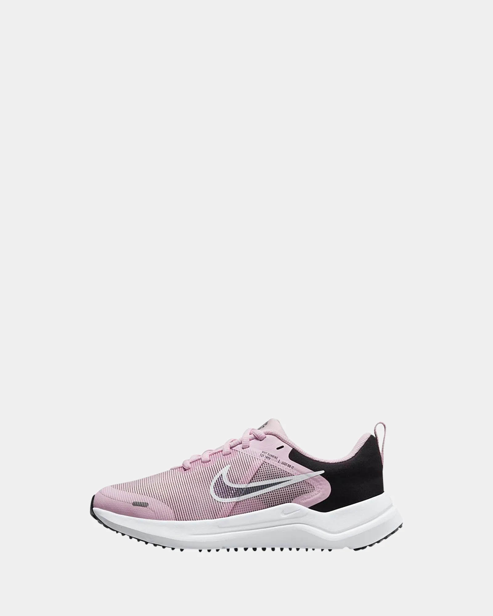 Chaussures Nike Kids Downshifter 12 Grade School Rose Mousse/Étain/Noir/Blanc