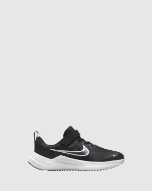 Chaussures Nike Enfants Downshifter 12 Préscolaire Noir/Blanc/Gris Fumé