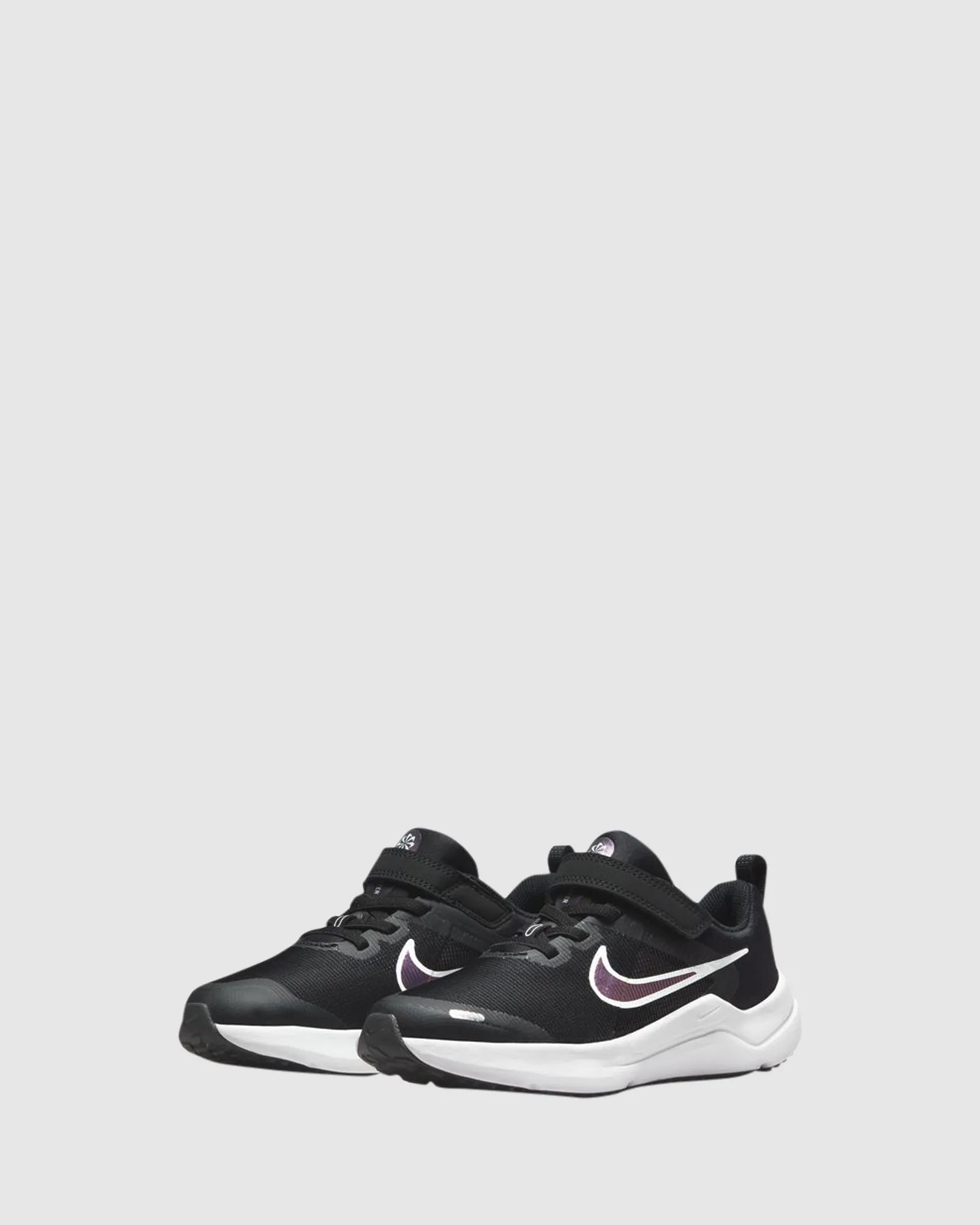Chaussures Nike Enfants Downshifter 12 Préscolaire Noir/Blanc/Gris Fumé