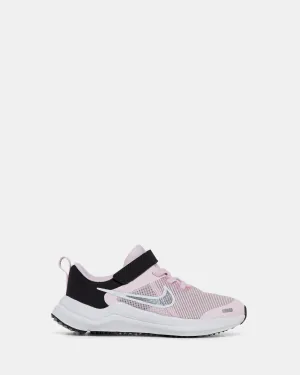 Chaussures Nike Enfant Downshifter 12 Préscolaire Rose Mousse/Pewter/Noir/Blanc