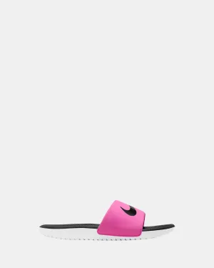Nike Chaussures pour Enfants Kawa Slide Laser Fuchsia/Noir/Blanc