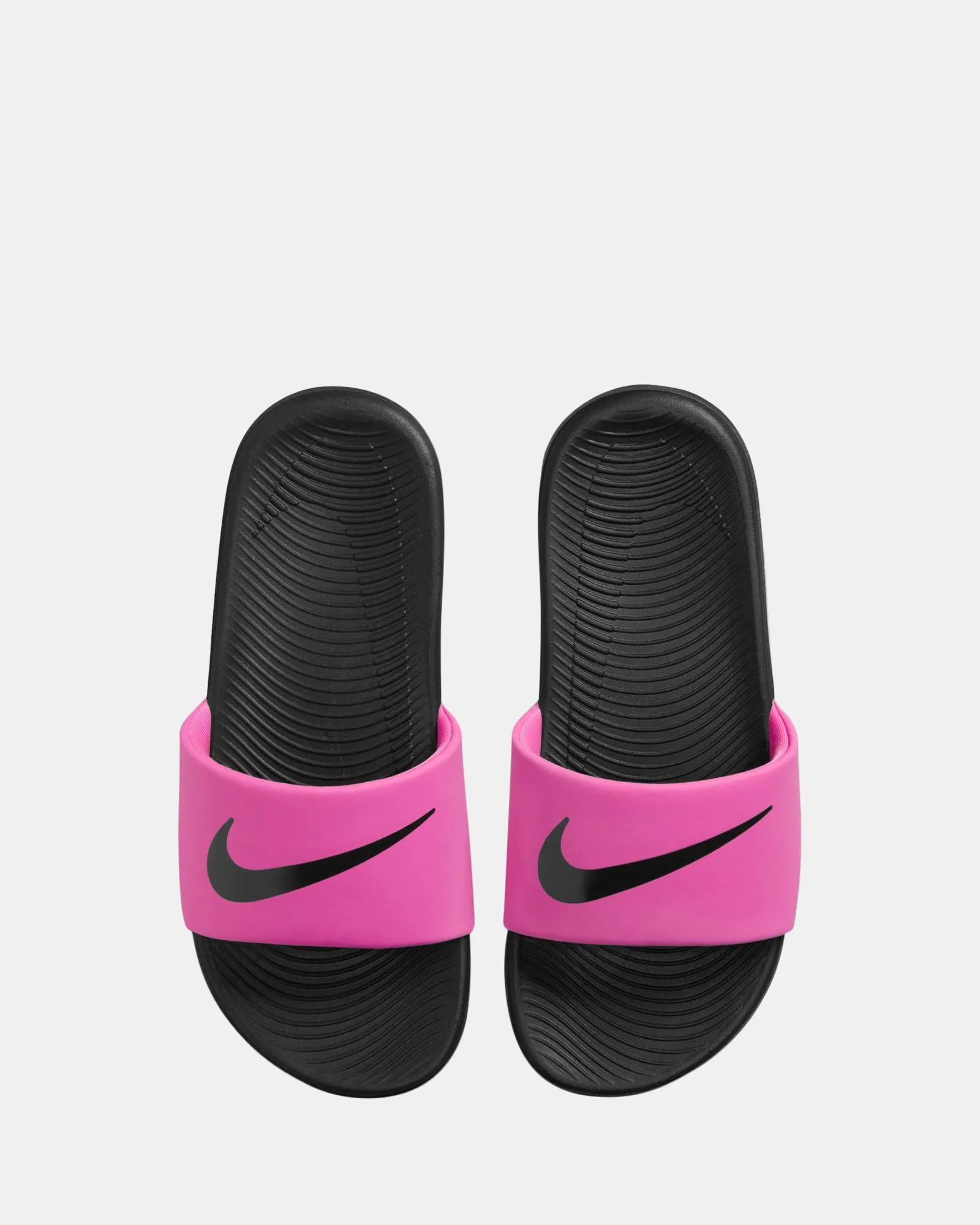 Nike Chaussures pour Enfants Kawa Slide Laser Fuchsia/Noir/Blanc