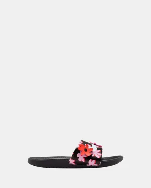 Chaussures Nike Kids Kawa Slide SE Noir/Blanc/Rose Rise