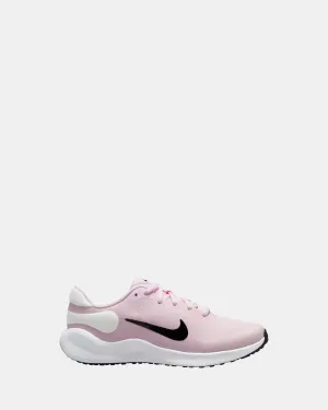 Chaussures Nike Kids' Revolution 7 Grade School Rose Mousse/Noir/Blanc