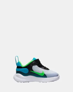 Chaussures Nike Kids' Revolution 7 pour bébé Noir/Vert Strike/Gris