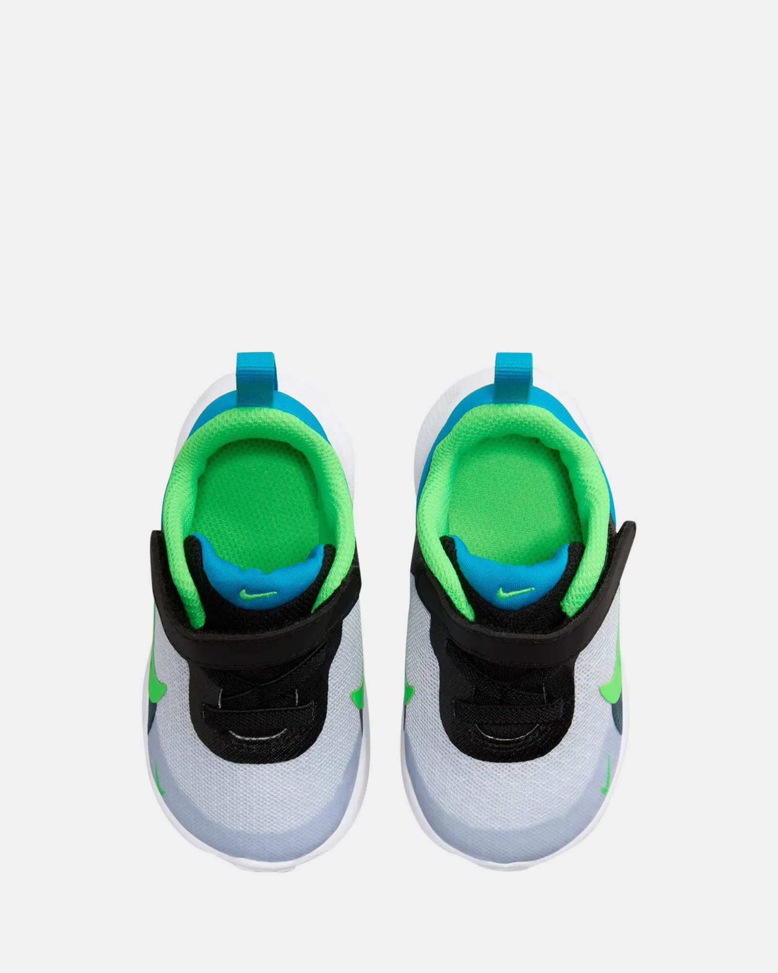 Chaussures Nike Kids' Revolution 7 pour bébé Noir/Vert Strike/Gris