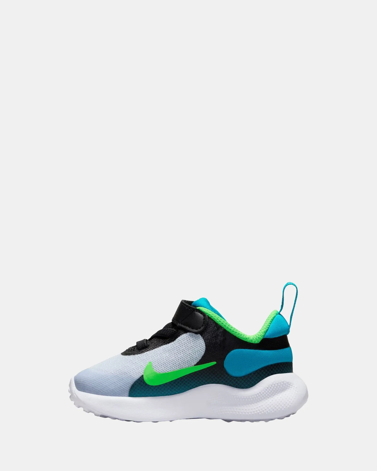 Chaussures Nike Kids' Revolution 7 pour bébé Noir/Vert Strike/Gris