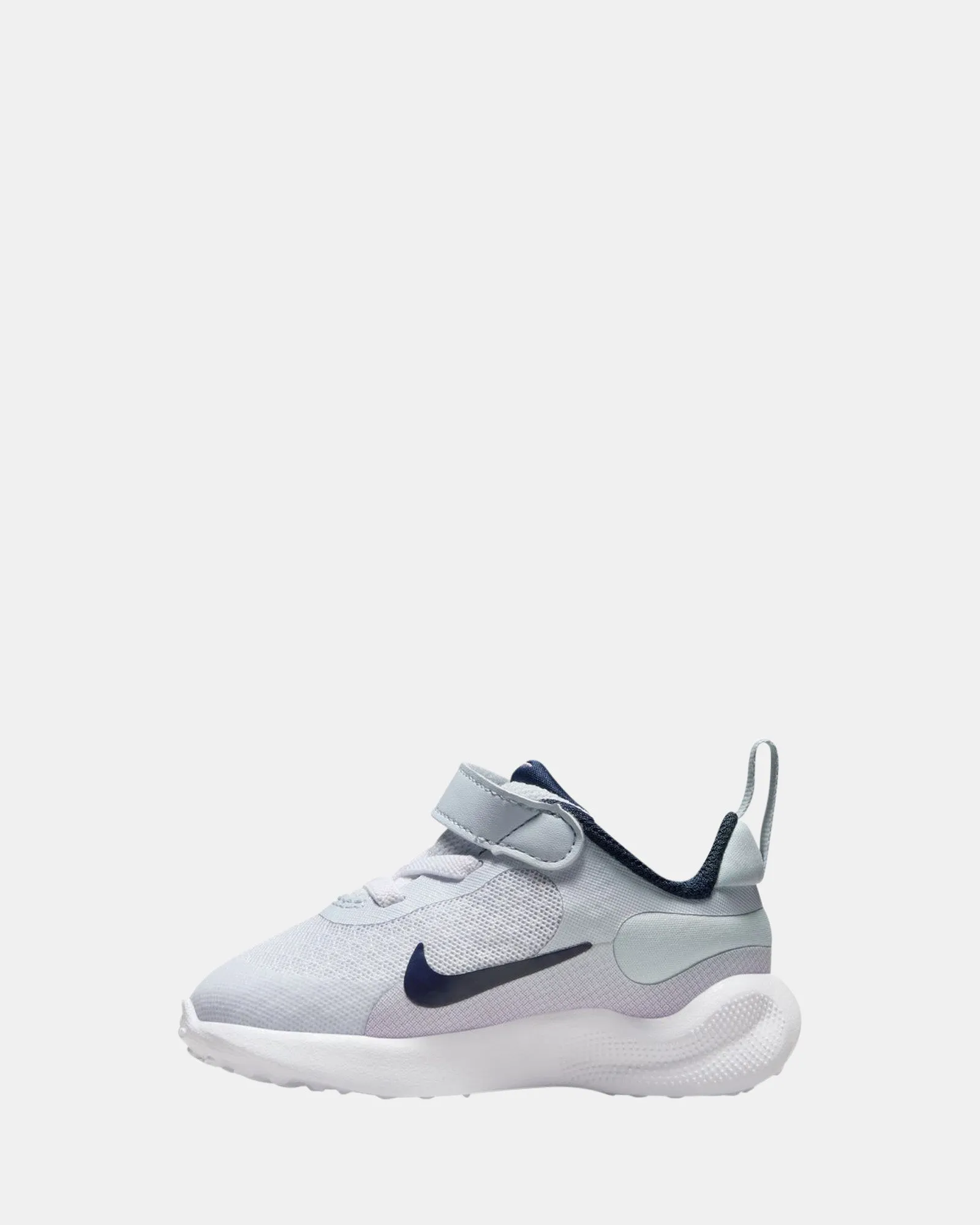 Chaussures Nike Kids' Revolution 7 pour bébé Football Gris/Bleu marine/Lilas