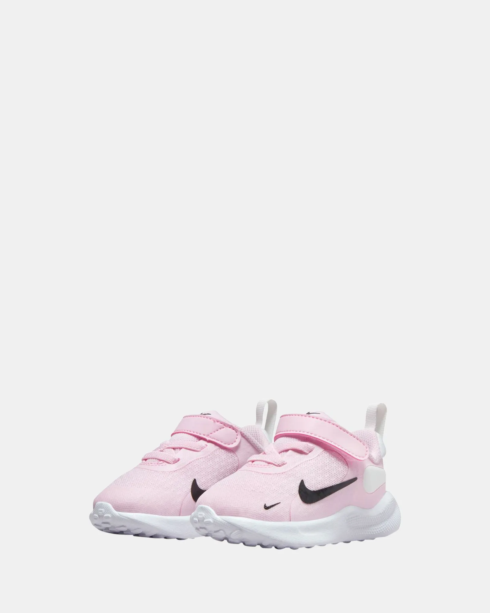 Chaussures Nike Kids' Revolution 7 pour bébé en mousse rose/noir/blanc