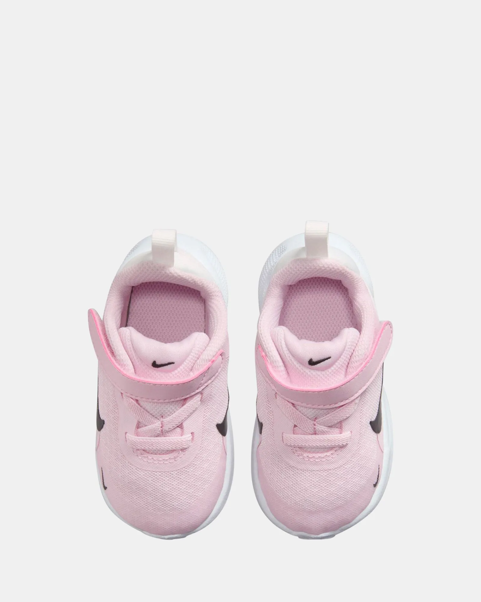 Chaussures Nike Kids' Revolution 7 pour bébé en mousse rose/noir/blanc