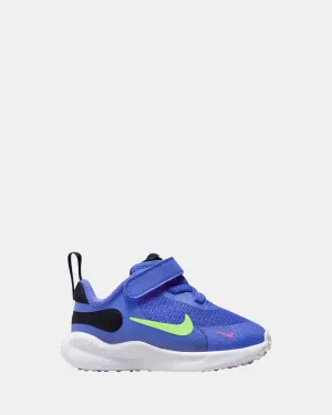 Chaussures Nike pour enfants Revolution 7 Bébé Outremer/Éclat de citron vert/Blanc