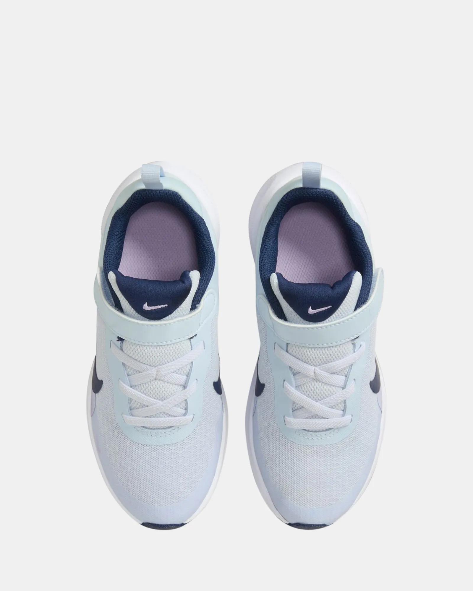Chaussures de football Nike Kids' Revolution 7 Préscolaire Gris/Bleu marine/Lilas