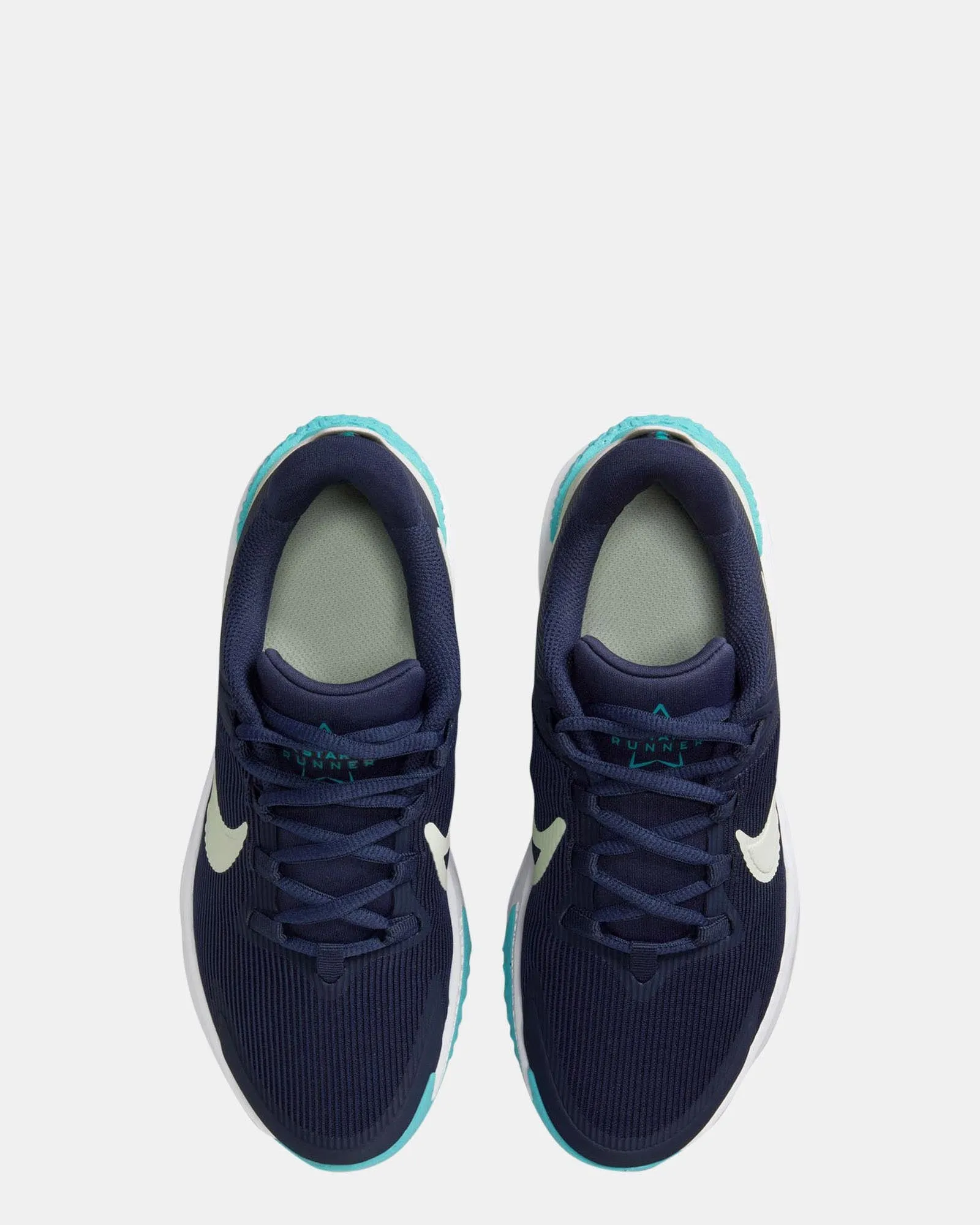 Chaussures Nike Enfants Star Runner 4 Nn Grade School Bleu Marine Minuit/Volt Tint/Cactus