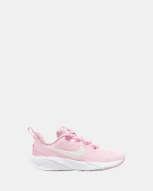 Nike Chaussures pour Enfants Star Runner 4 NN Préscolaire Mousse Rose/Blanc
