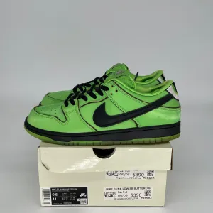 NIKE SB DUNK LOW POWERPUFF GIRLS BUTTERCUP TAILLE 9.5 FZ8319-300