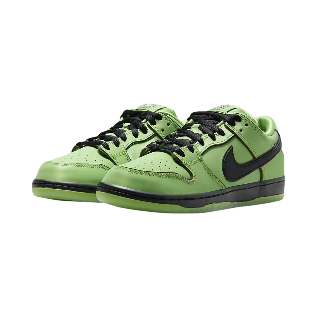 Nike SB Dunk Low Pro QS Powerpuff Girls Buttercup Vert Méchant Lotus Noir Rose Nike Dunk