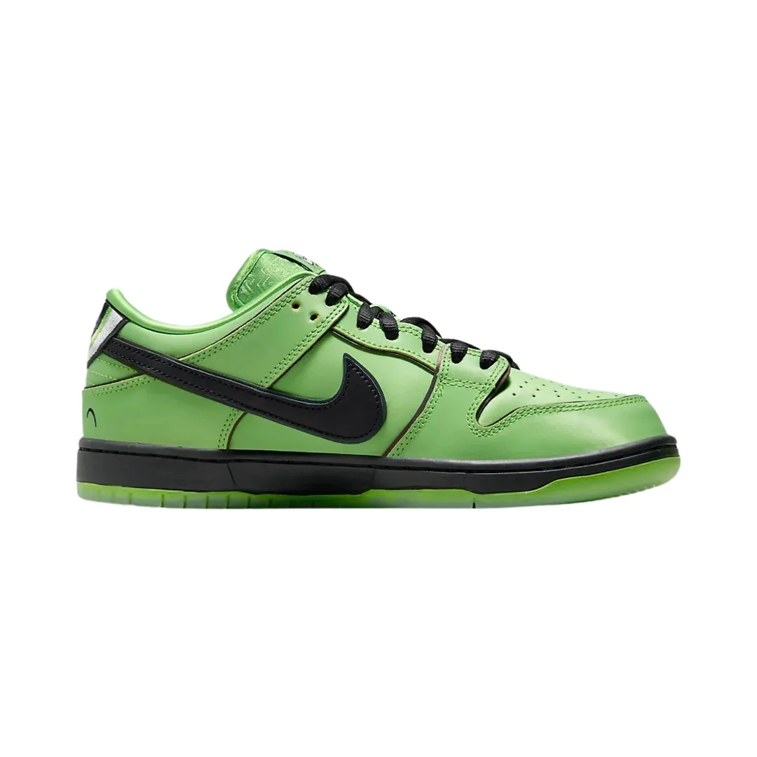 Nike SB Dunk Low Pro QS Powerpuff Girls Buttercup Vert Méchant Lotus Noir Rose Nike Dunk