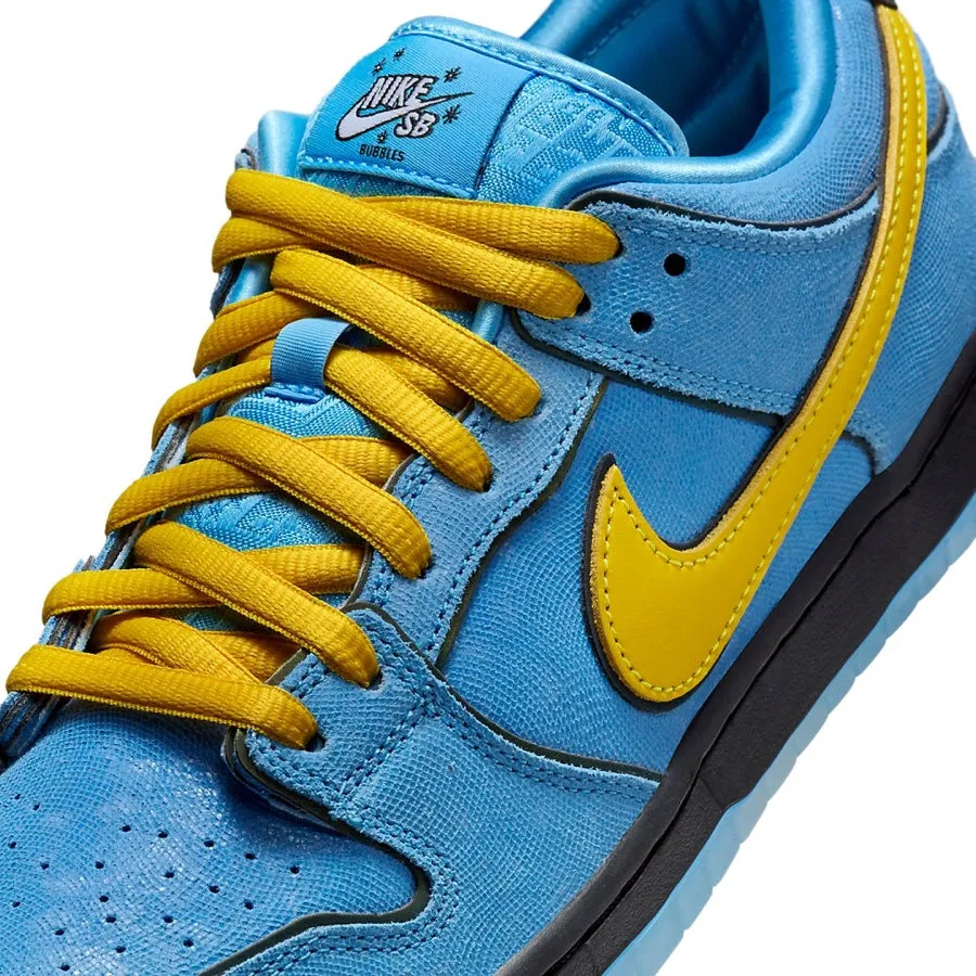 Nike SB Dunk Low (PS) Les Powerpuff Girls Bubbles Bleu Glacial Bleu Royal Foncé Rose Vif Nike Dunk