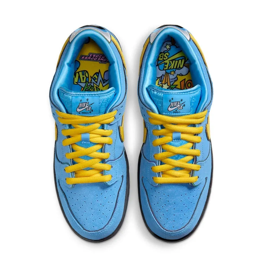 Nike SB Dunk Low (PS) Les Powerpuff Girls Bubbles Bleu Glacial Bleu Royal Foncé Rose Vif Nike Dunk