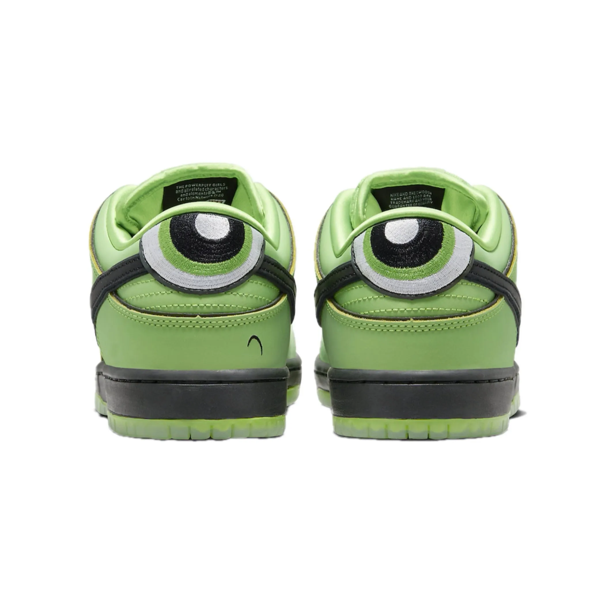 Nike SB Dunk Low (PS) Les Powerpuff Girls Buttercup Vert Méchant Lotus Noir Rose Nike Dunk