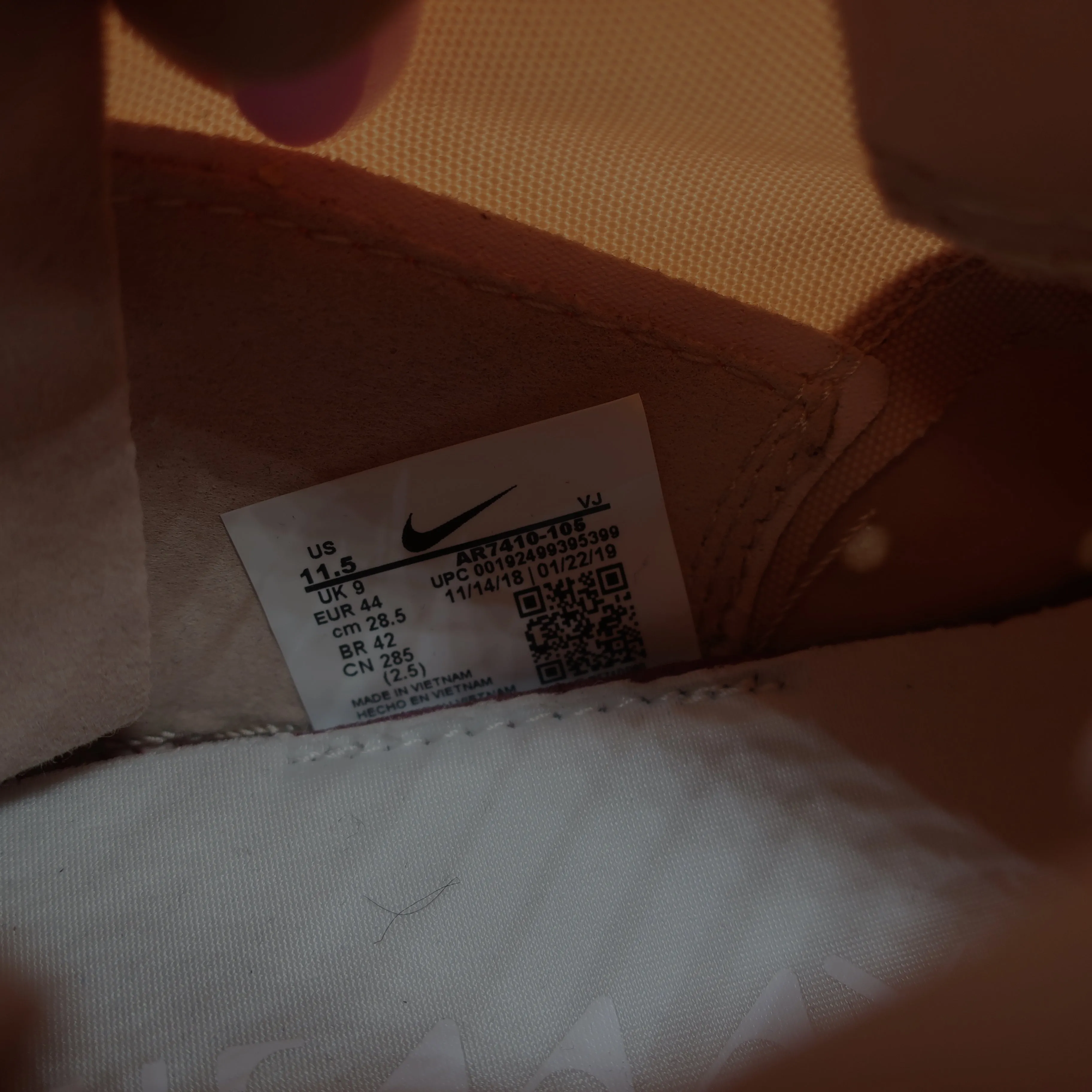 Nike Special Field Air Force 1 Mid Sneakers en daim blush Taille 11.5 NEUF