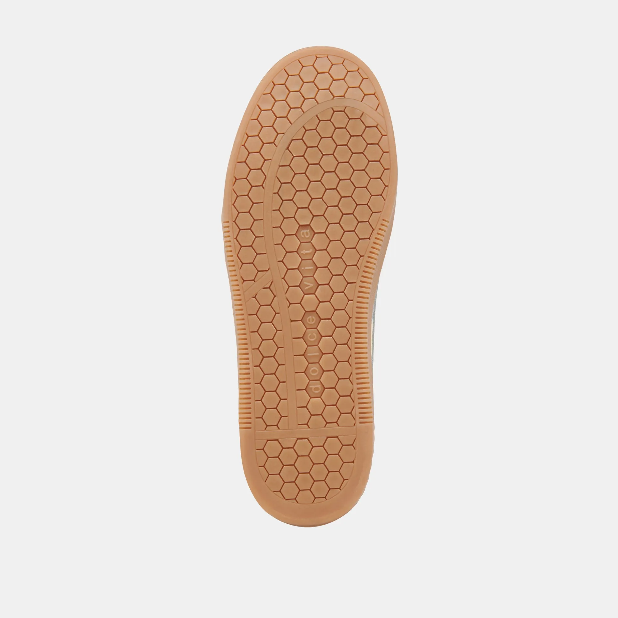 NOTICE SLIDE SNEAKERS CUIR FLEURI BLEU