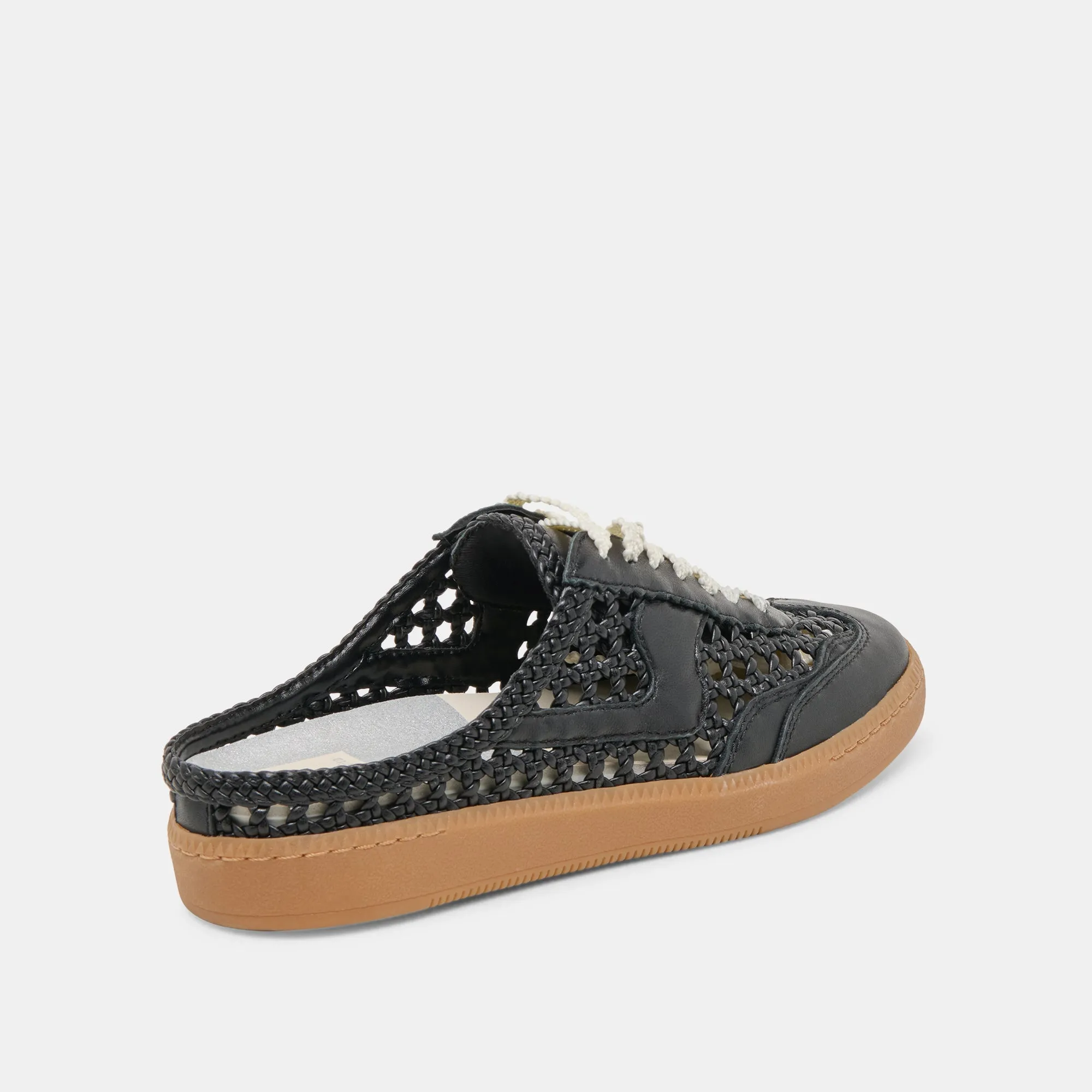 NOTICE SLIDE SNEAKERS TISSÉES NOIR TISSÉ STELLA