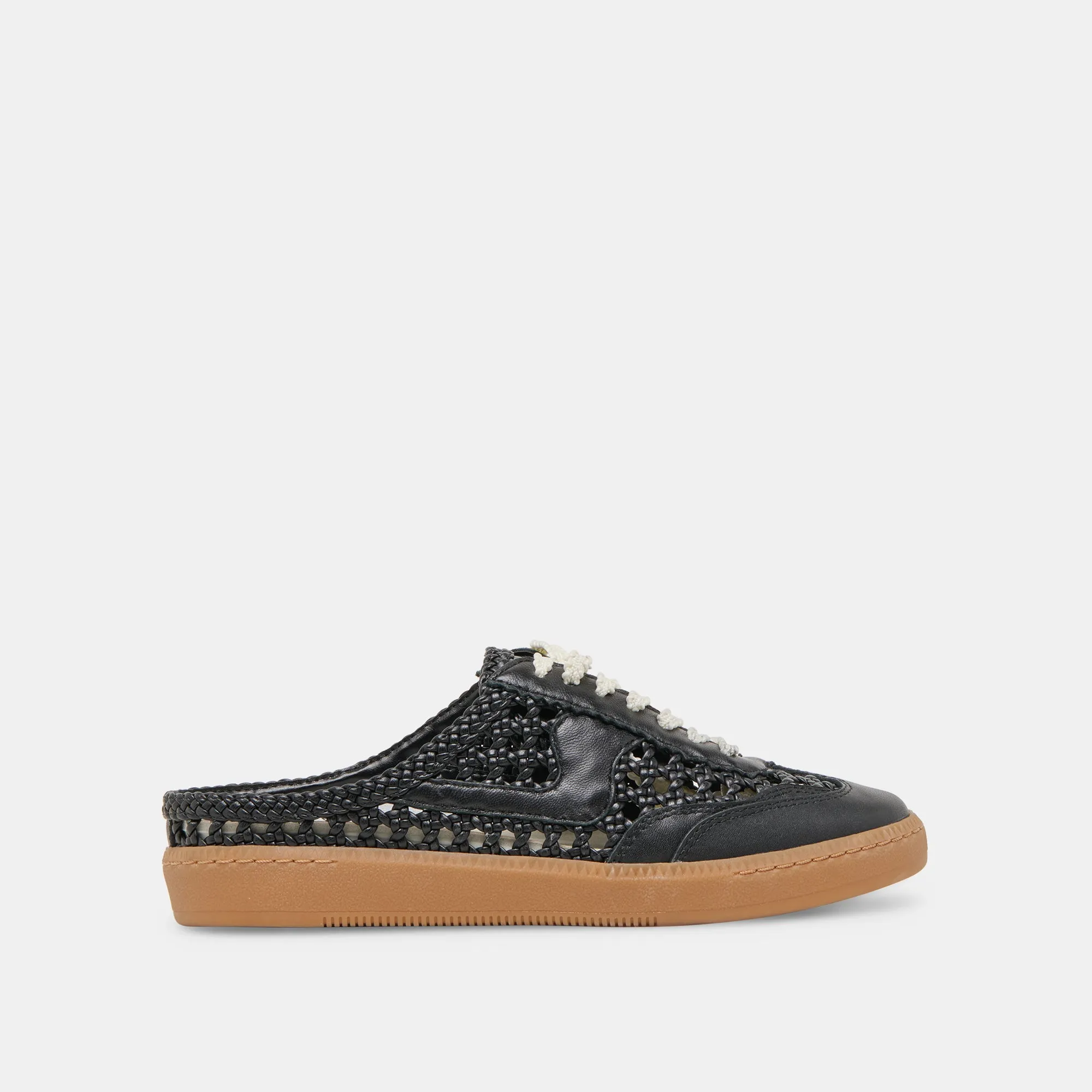 NOTICE SLIDE SNEAKERS TISSÉES NOIR TISSÉ STELLA