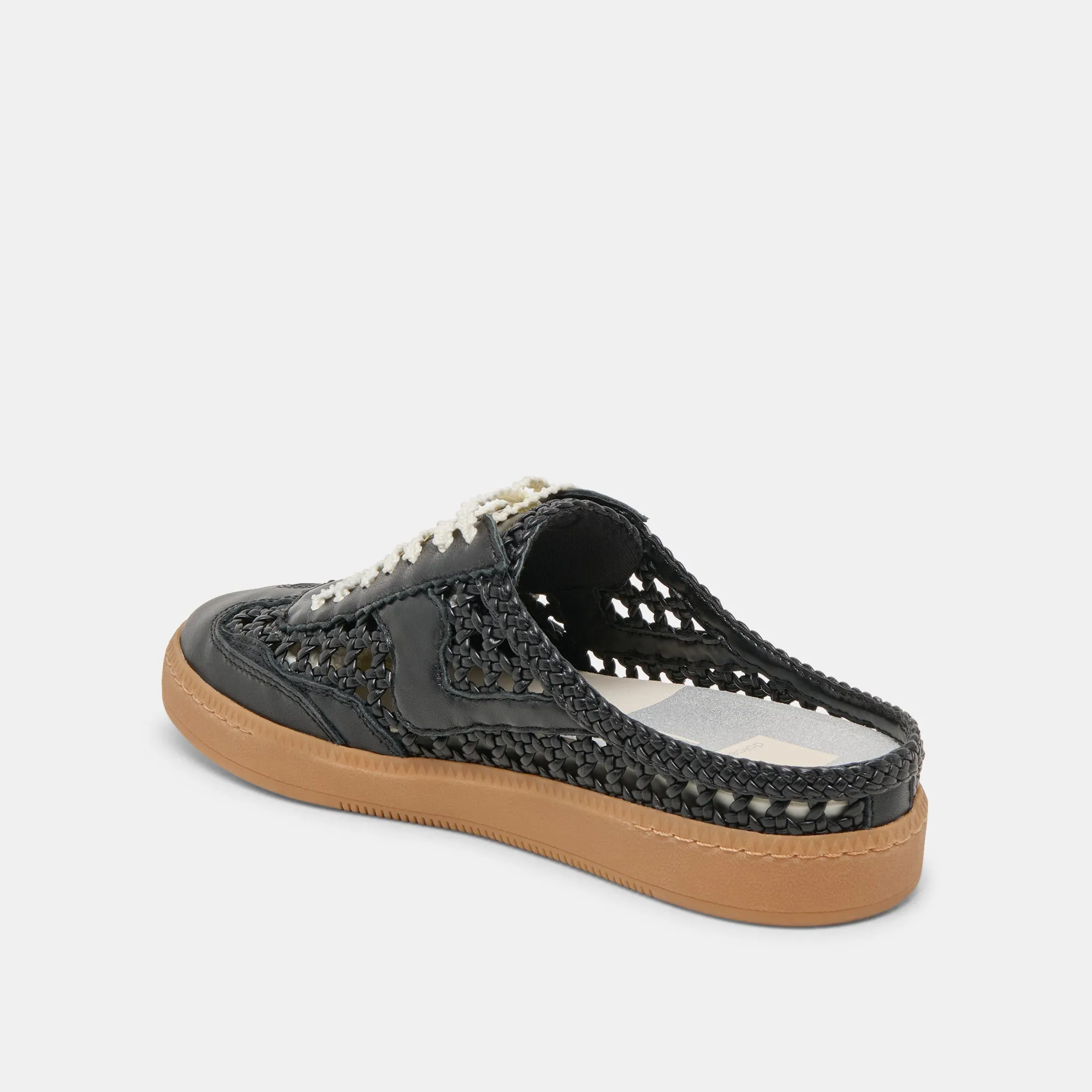 NOTICE SLIDE SNEAKERS TISSÉES NOIR TISSÉ STELLA