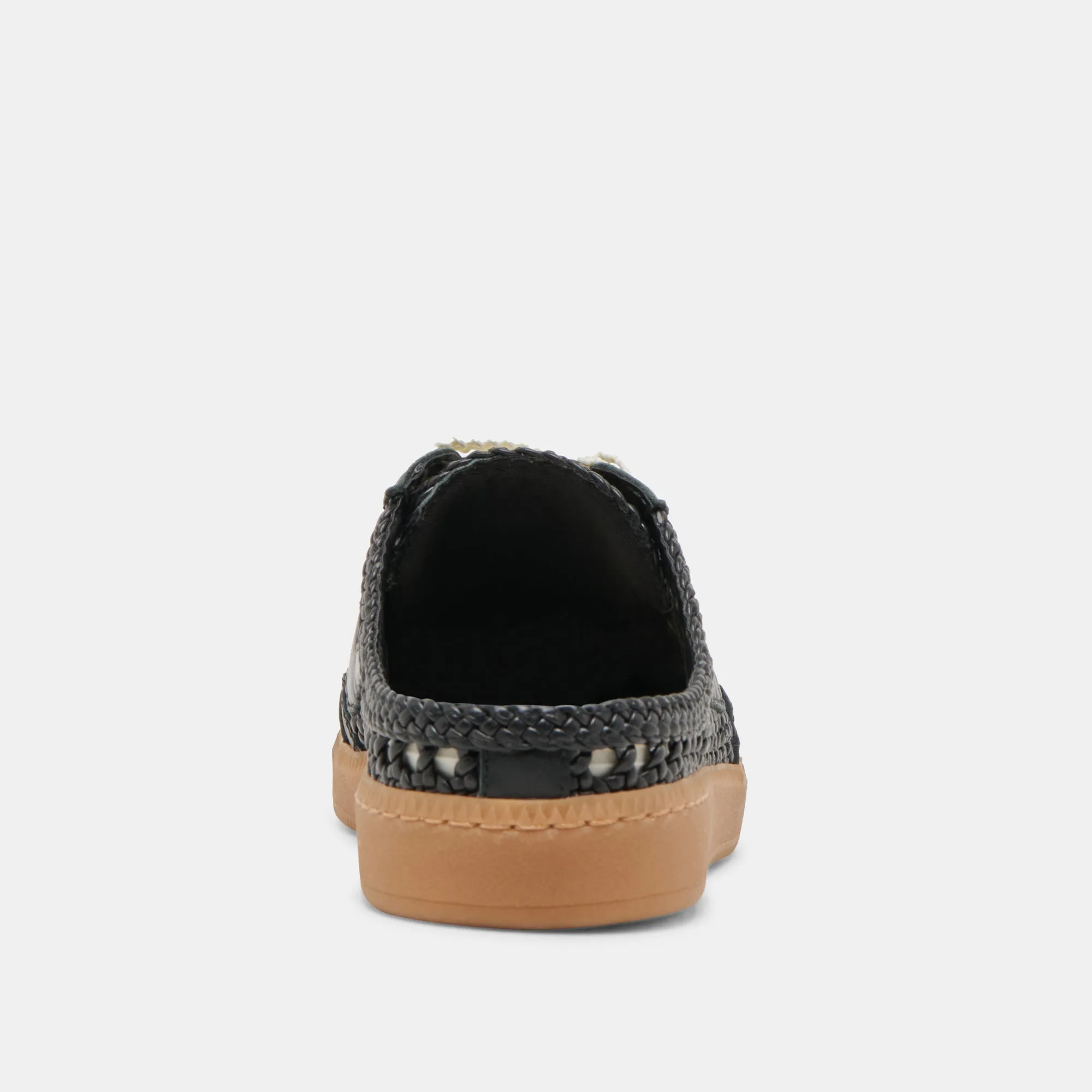NOTICE SLIDE SNEAKERS TISSÉES NOIR TISSÉ STELLA