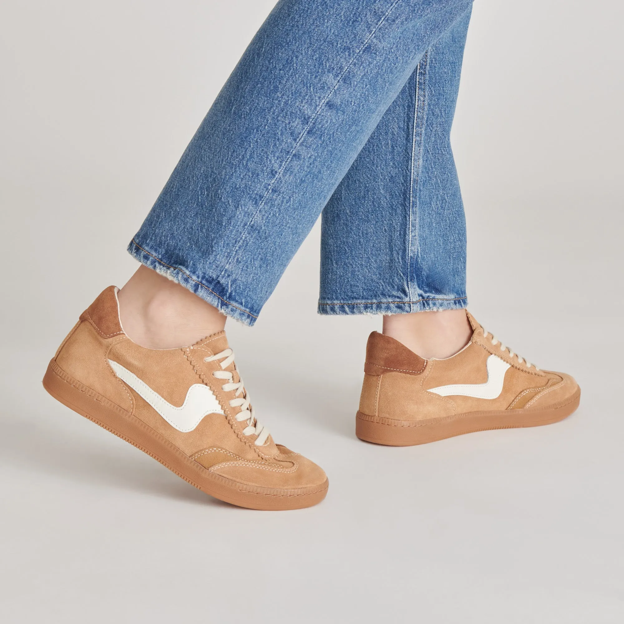 SNEAKERS NOTICE EN DAIM BRUN