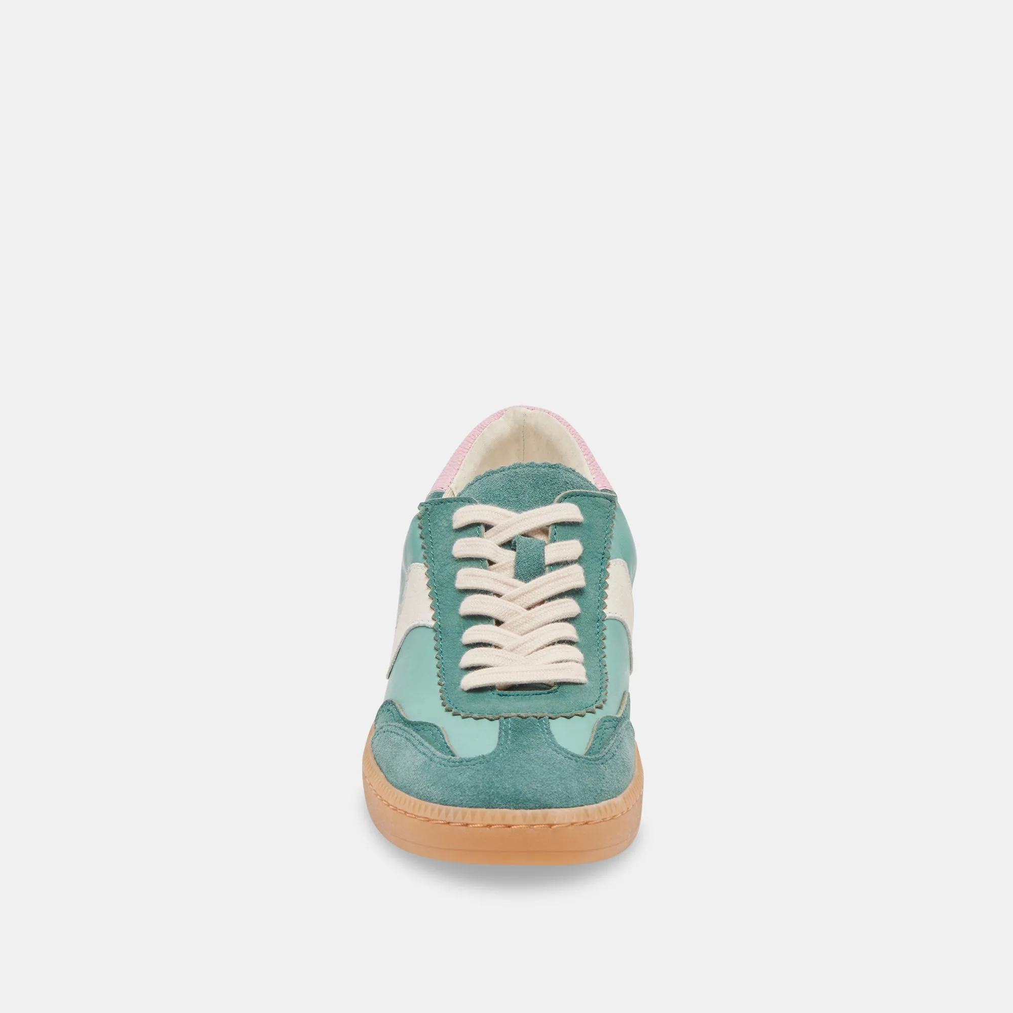 SNEAKERS NOTICE EN DAIM VERT