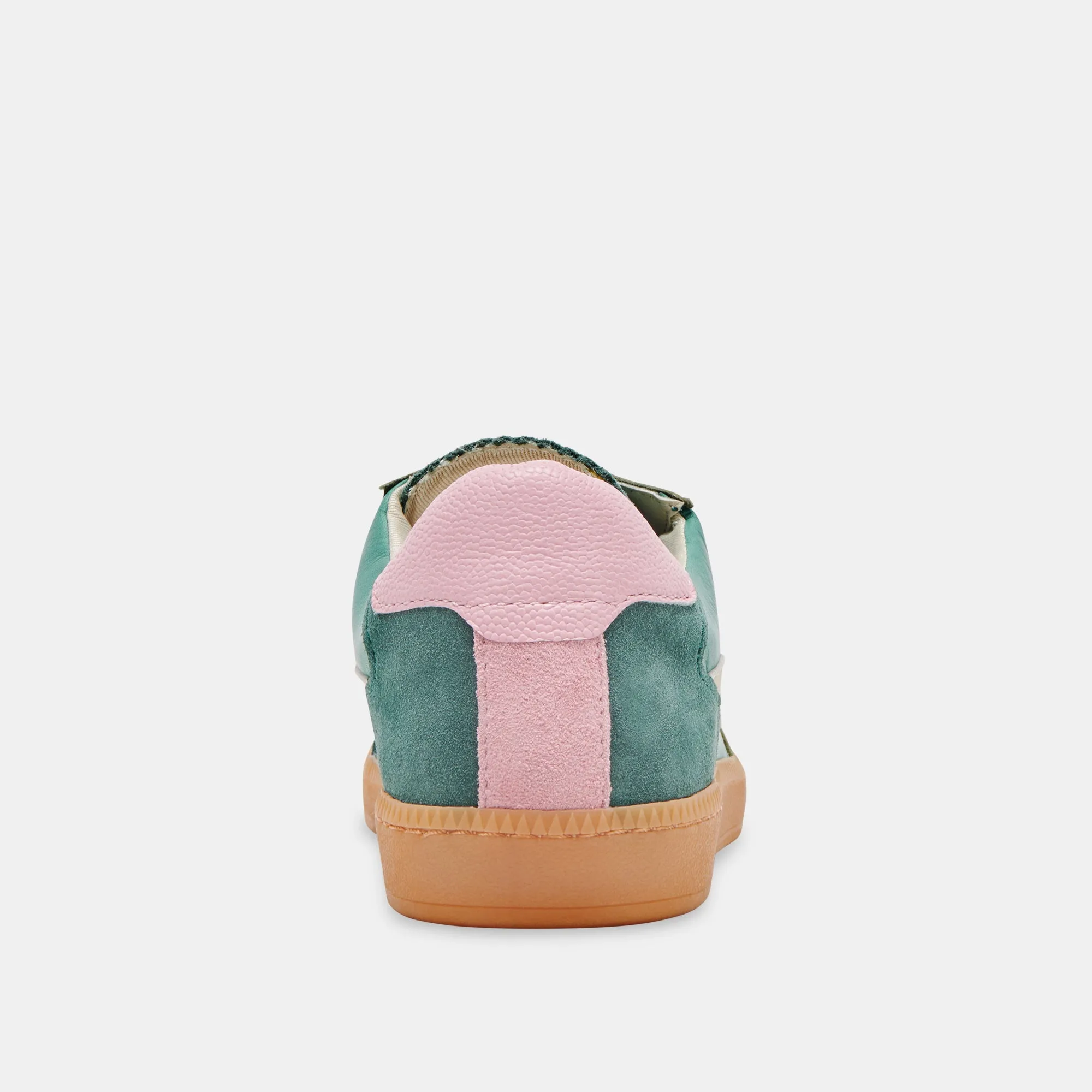 SNEAKERS NOTICE EN DAIM VERT
