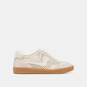 SNEAKERS NOTICE IVOIRE EN NUBUCK PERFORÉ