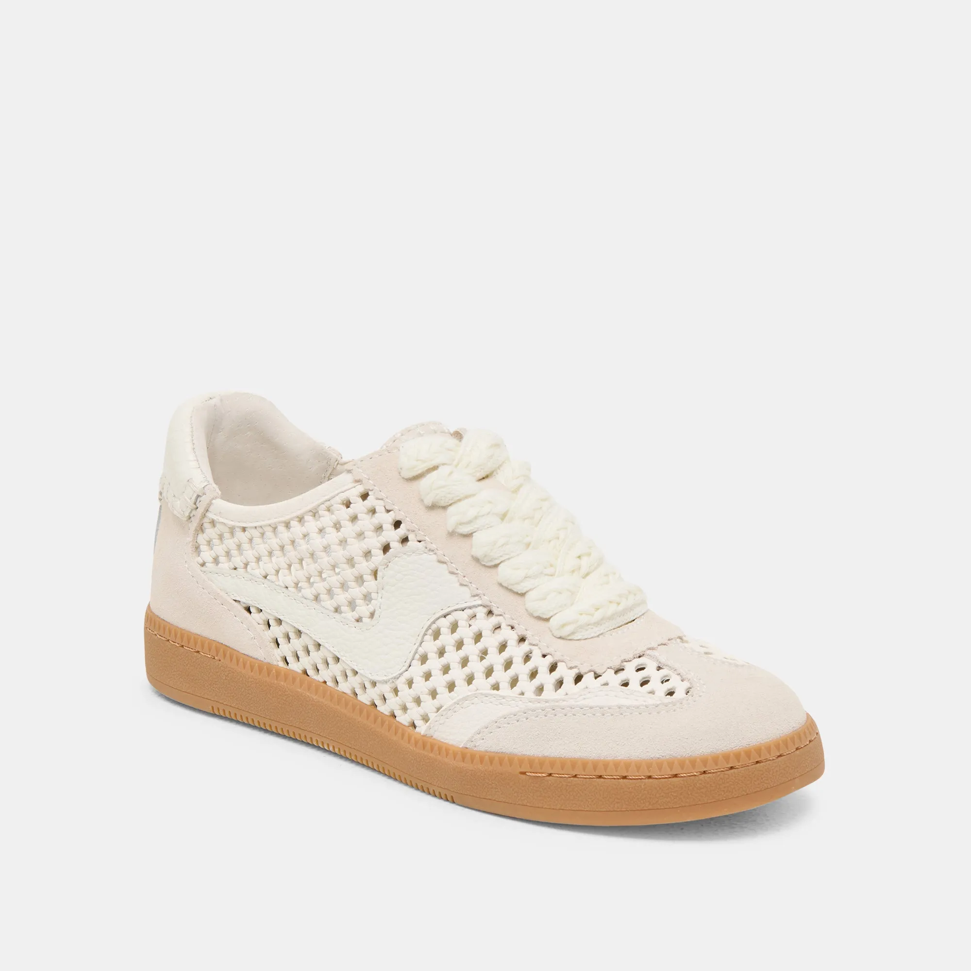 SNEAKERS NOTICE IVOIRE EN NUBUCK PERFORÉ