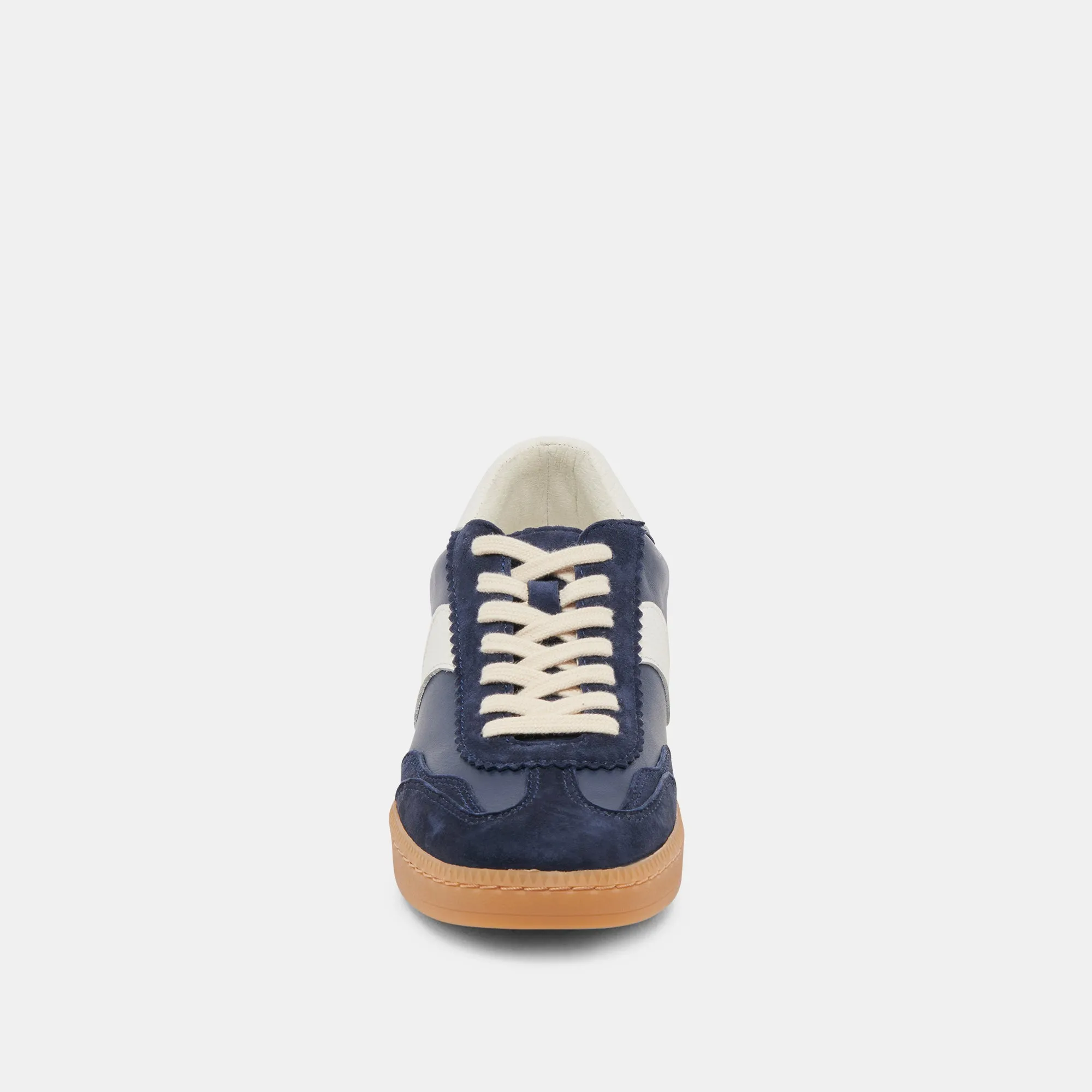 BASKETS NOTICE EN DAIM BLEU MARINE