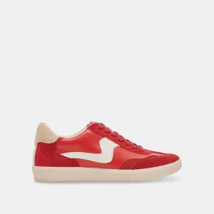 SNEAKERS RED SUEDE AVIS
