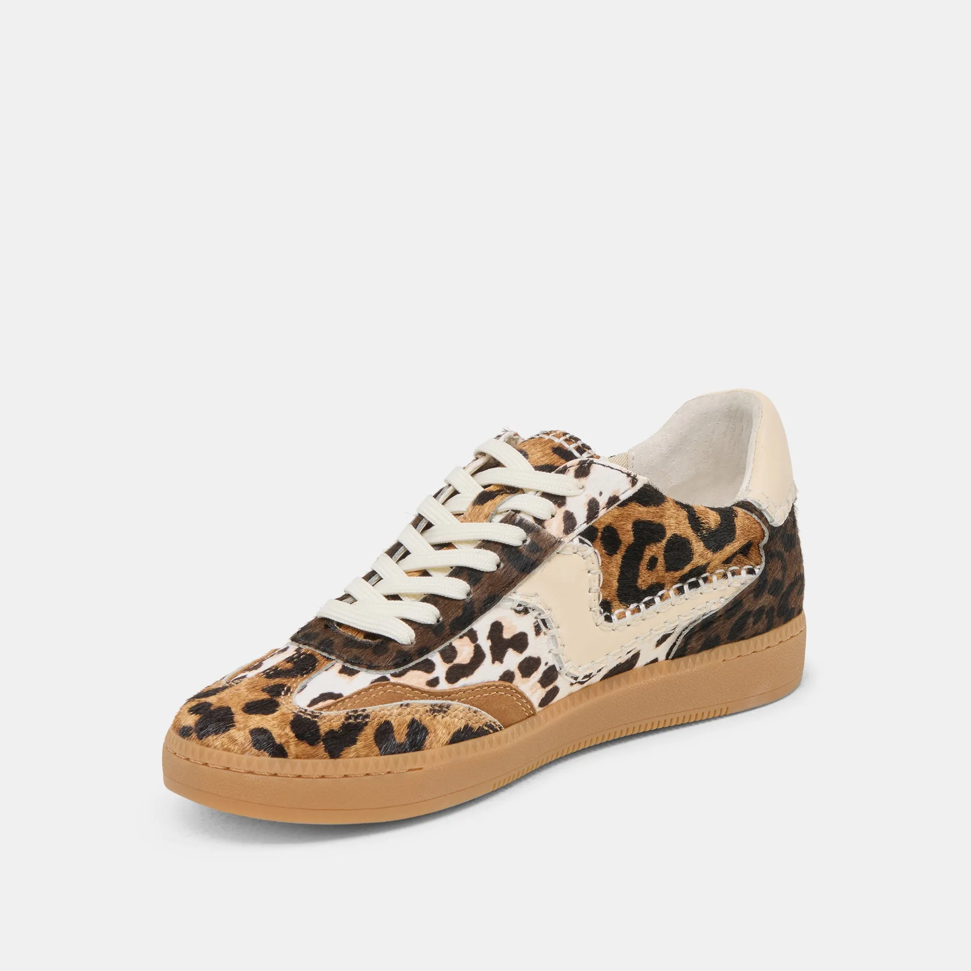 AVIS CHAUSSURES STITCH SNEAKERS LÉOPARD MULTI POIL DE VEAU