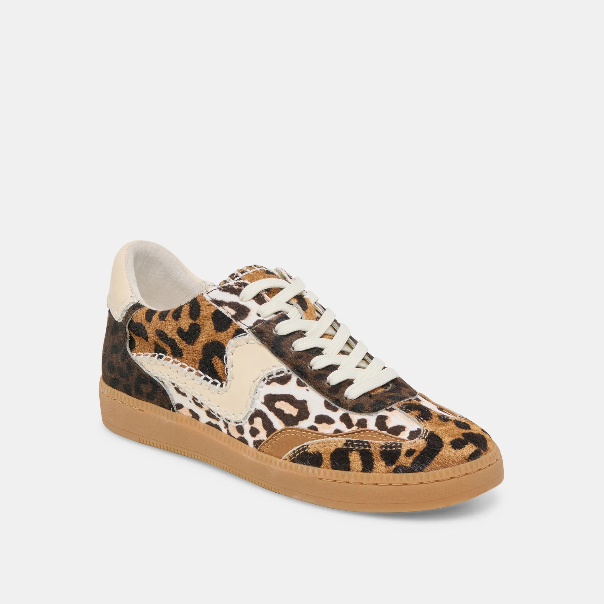 AVIS CHAUSSURES STITCH SNEAKERS LÉOPARD MULTI POIL DE VEAU