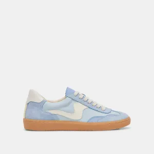 AVIS SNEAKERS LARGES BLEU DAIM