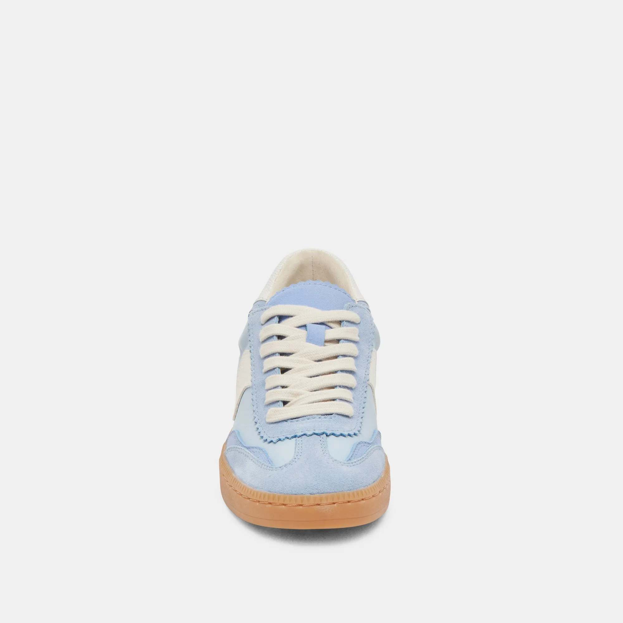 AVIS SNEAKERS LARGES BLEU DAIM