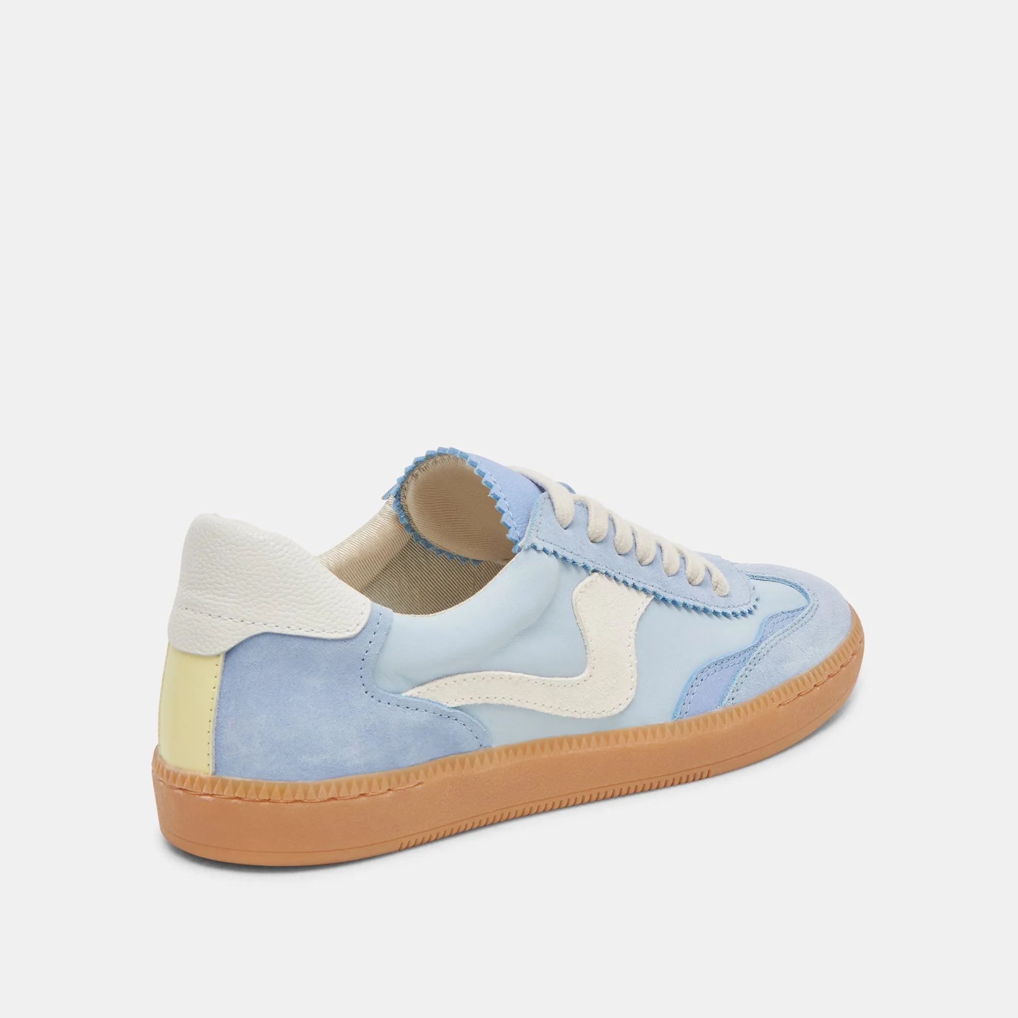 AVIS SNEAKERS LARGES BLEU DAIM