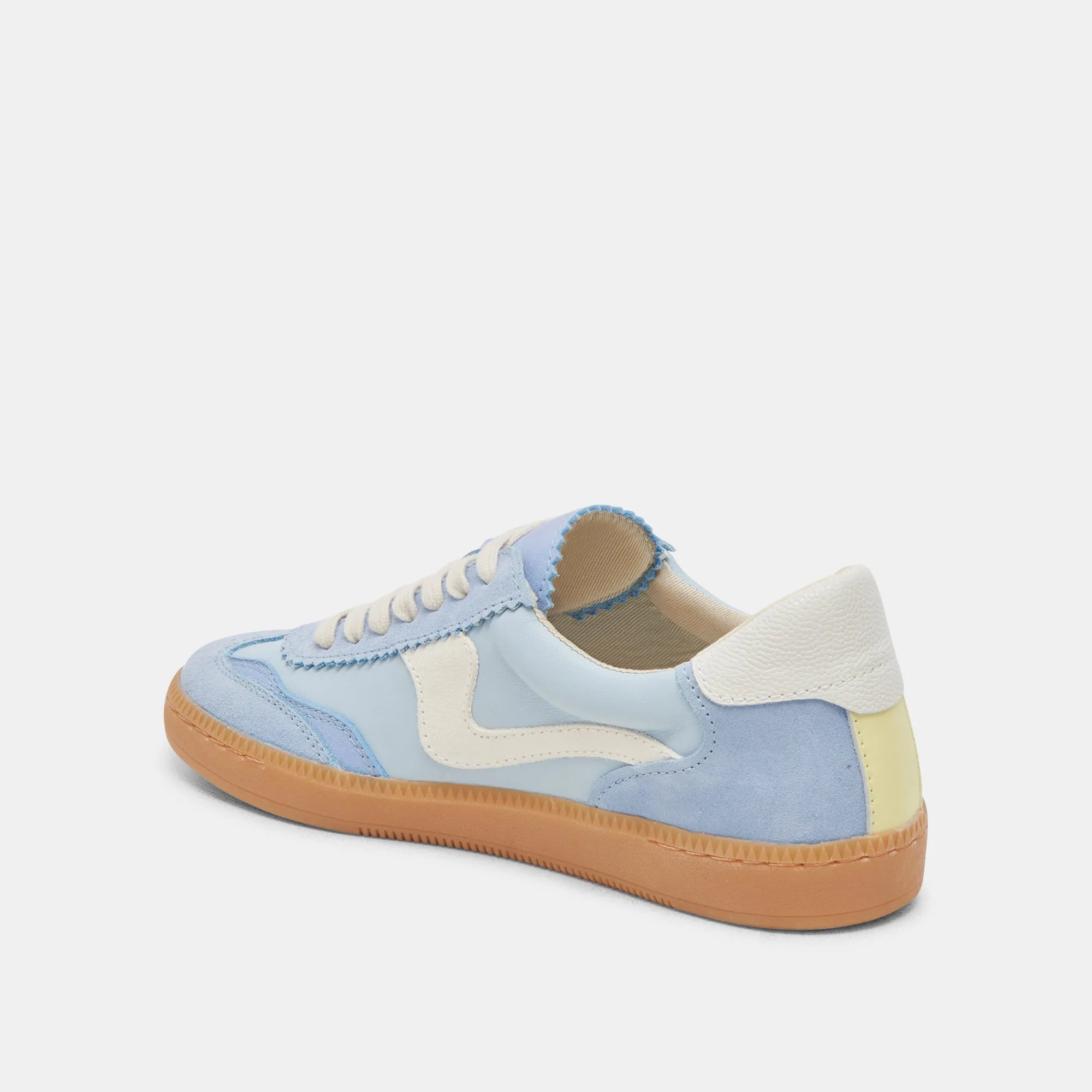 AVIS SNEAKERS LARGES BLEU DAIM