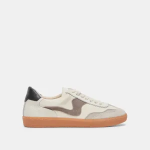 AVIS SNEAKERS LARGES BLANC GRIS CUIR