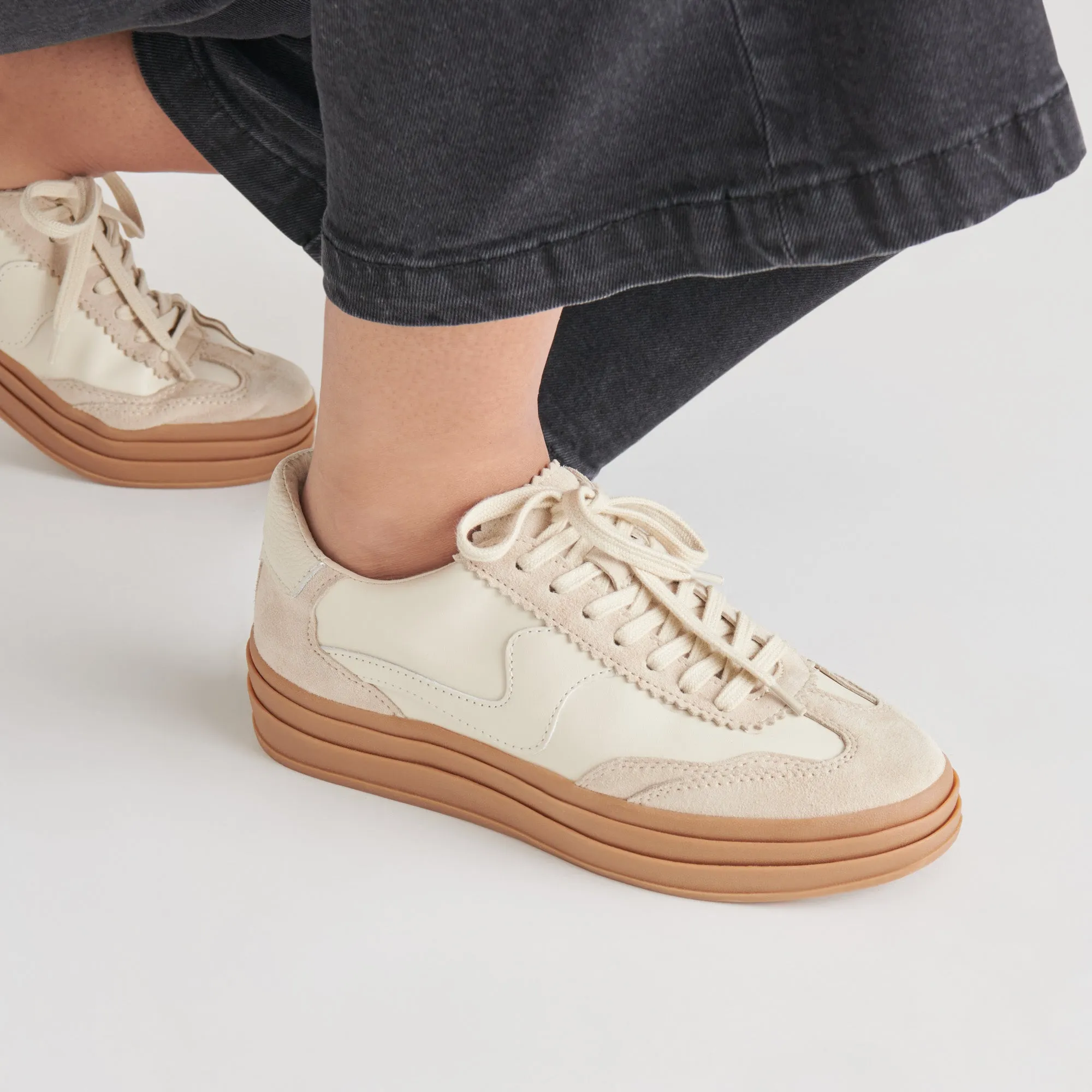 NOTICE X SNEAKERS IVOIRE MULTI CUIR