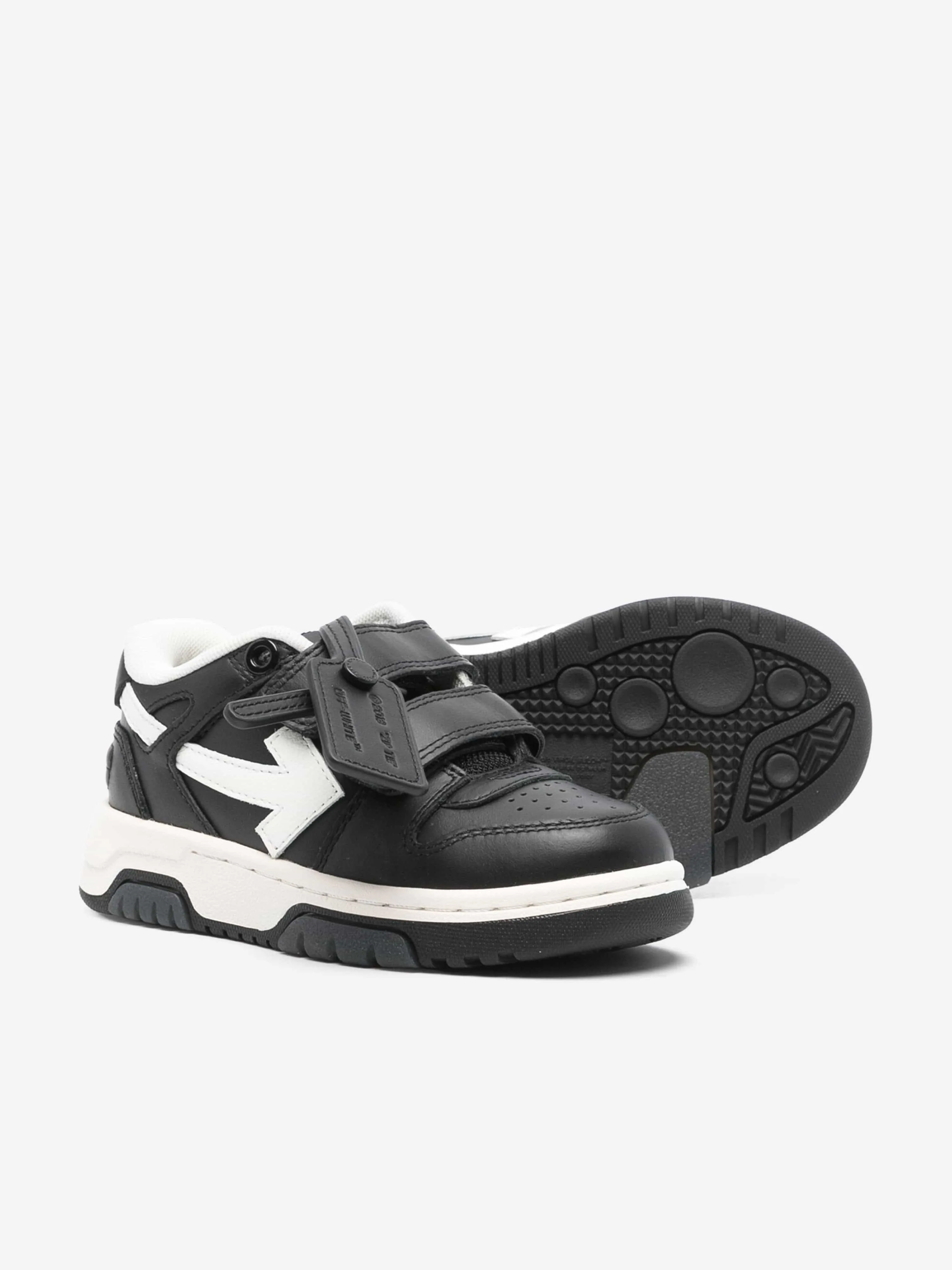 Baskets Off-White Kids Out Of Office à lacets en noir